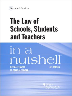 cover image of The Law of Schools, Students and Teachers in a Nutshell